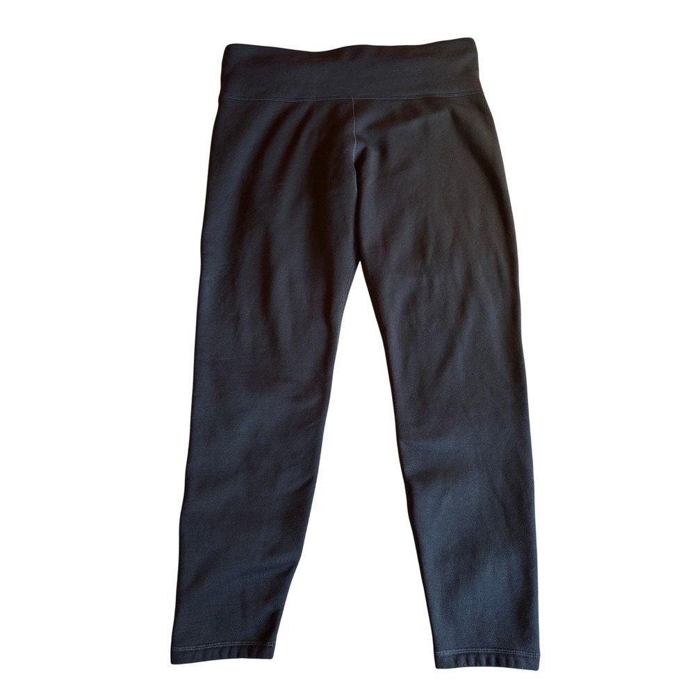 Athleta Altitude Tight Black Fleece Lined High Rise Leggings Womens XL 486203 - Picture 1 of 11